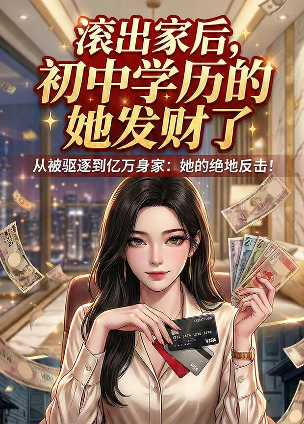 滚出家后，初中学历的她发财了